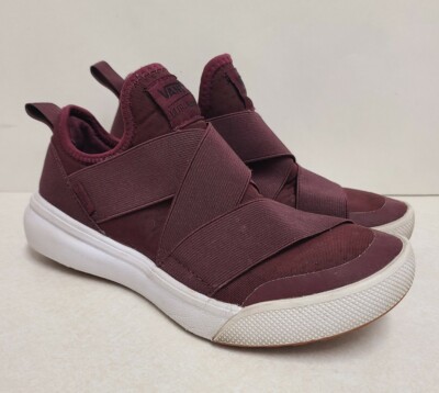 Vans UltraRange Gore Knit Slip On Shoes Burgundy Red Women’s Size