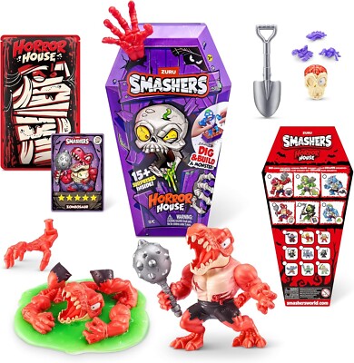 Zuru Smashers Horror House Dig & Build ZOMBOSAUR Monster 15+ Surprises