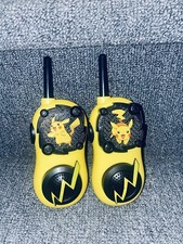 2018 POKEMON/NINTENDO PIKACHU LONG RANGE WALKIE TALKIES EX. WORKING CONDITION