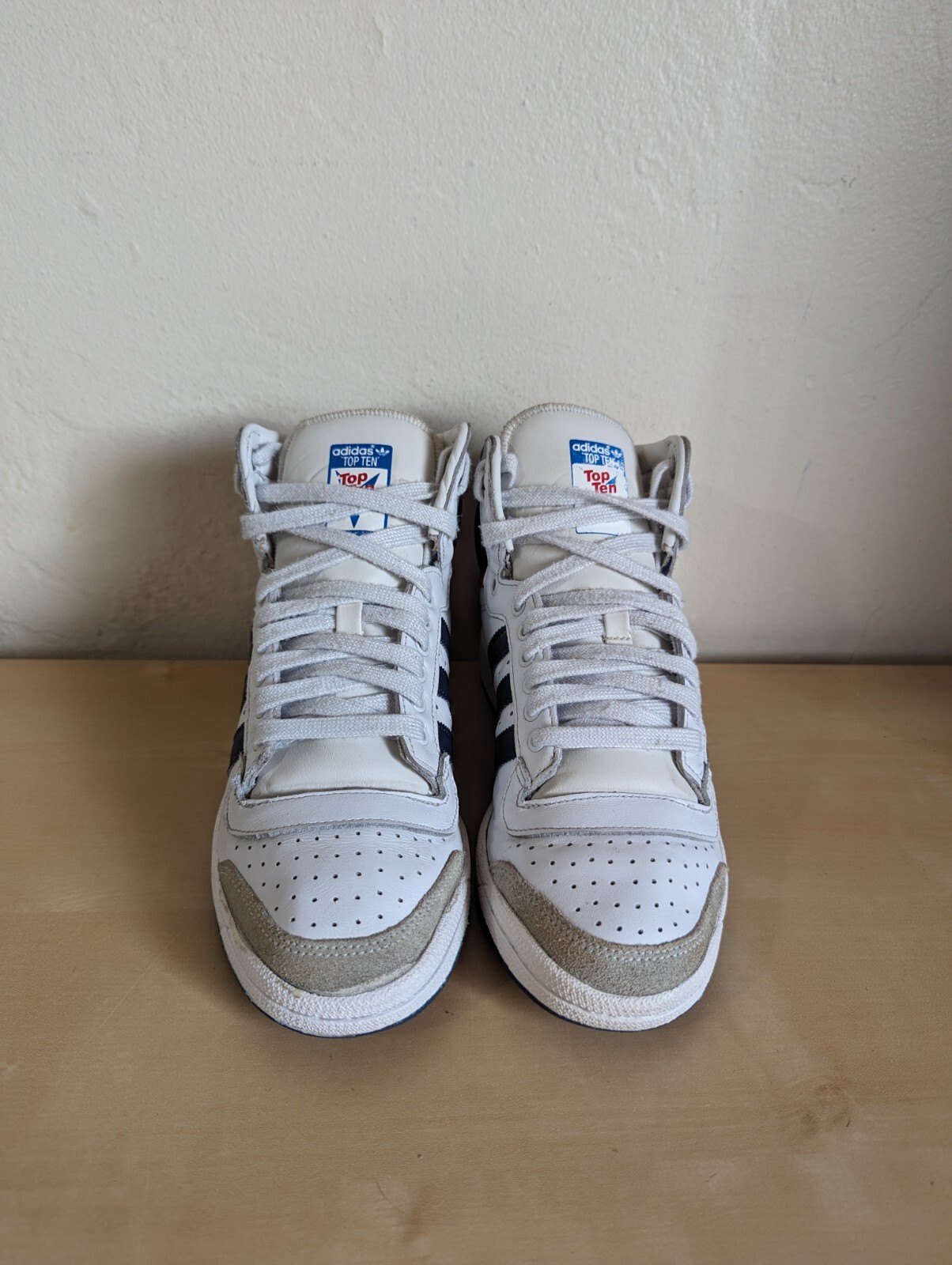 Size+6.5++adidas+Top+Ten+High+White++D65161 for sale online eBay