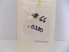 2) #66  .0330  DIA. DRILL BIT UNBRANDED PO   ...