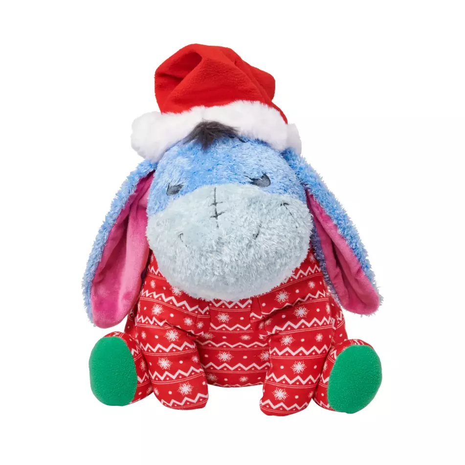 Disney Parks Eeyore Holiday Weighted Plush 15 Christmas 2023 NWT