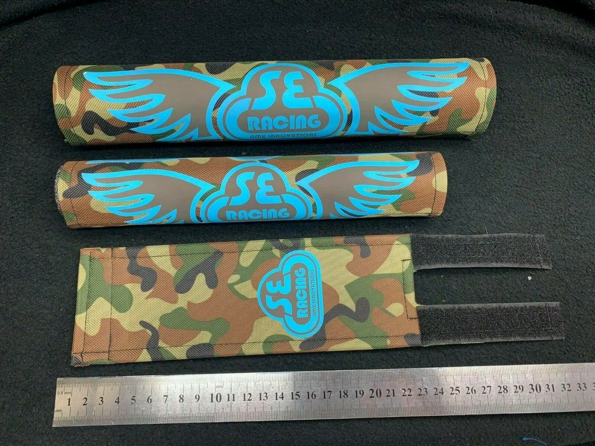 Camo Bmx Stem Pad PK RIPPER Pad Set Frame Handlebars Bar Stem Bmx Re Made  Camouflage