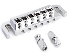 Adjustable Roller Saddle Tune-O-Matic Bridge Tailpiece for LP Les Paul SG Guitar