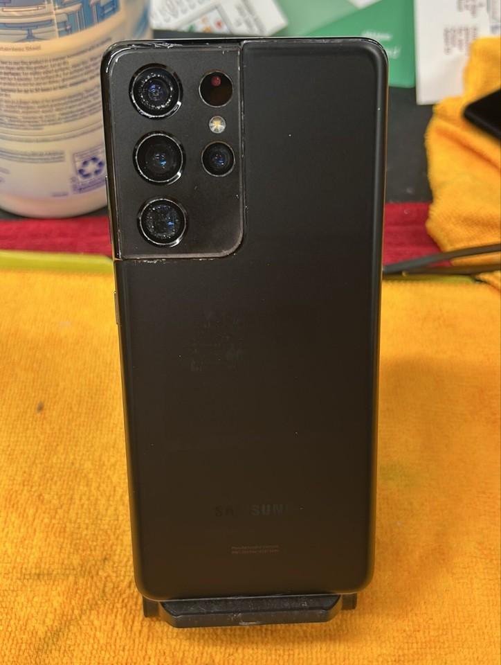 Samsung Galaxy S21 Ultra 5G SMG998U 128GB (TMobile) Black GRD B