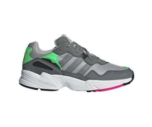 brutalt Gammel mand Korn Mens Adidas Yung 96 Running Shoes Size 11.5 Grey White Green Black Pink  F35020 191529171675 | eBay
