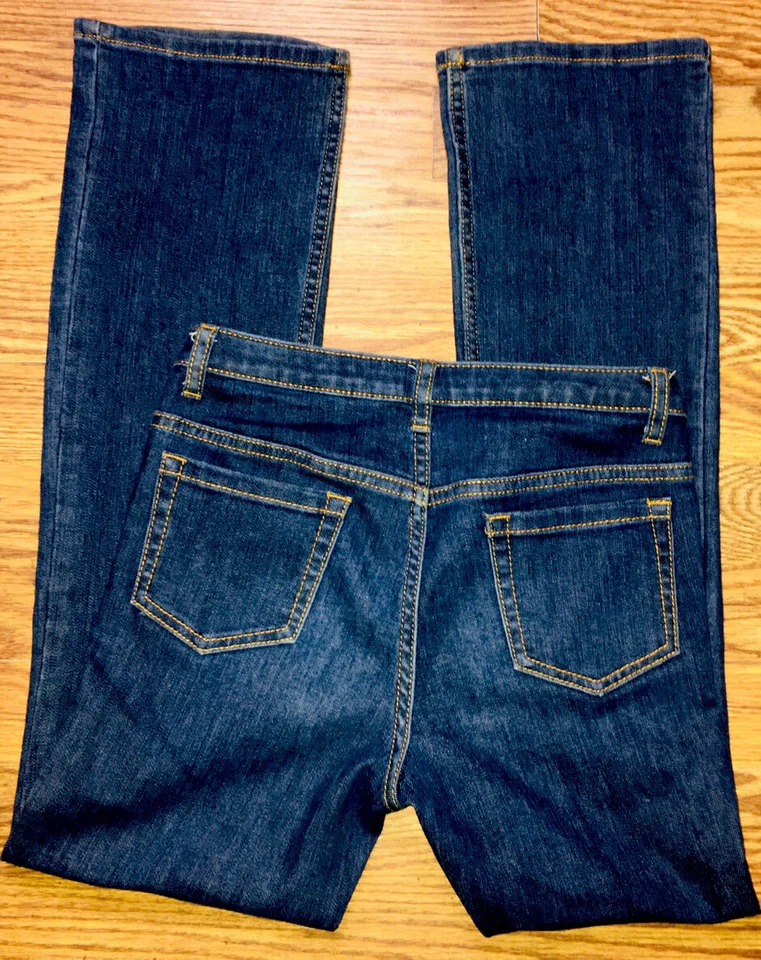 Girls Lands End Jeans Size 12 Bootcut - Image 3 of 4