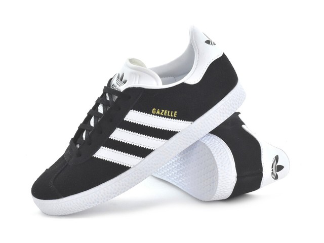adidas Originals Gazelle J Black Suede 