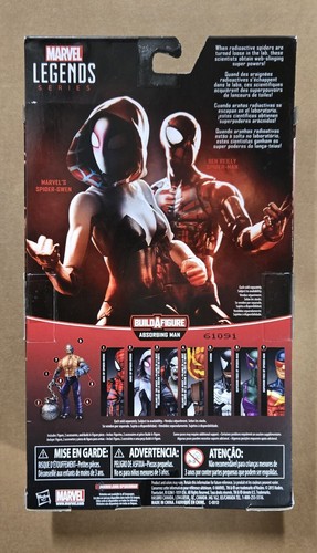 Marvel Legends Edge Of Spider-verse SPIDER-GWEN 2015 Absorbing Man BAF Wave - Picture 2 of 2