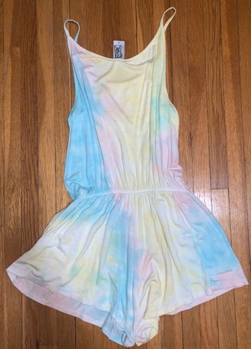 Erge Designs in Cali girls tie dye tank romper with pockets size M 12 i506 - Picture 4 of 7