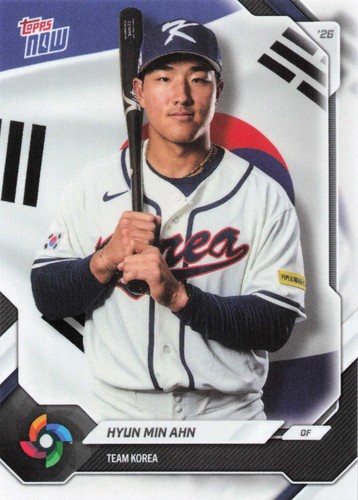 2026 Topps Now KOR-9 Hyun Min Ahn