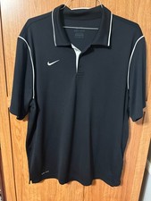 Nike Dri-Fit Black Short Sleeve Polo NIKE POLO Men's XL Lightweight