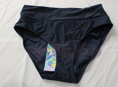 Hapari Women's Full Coverage Tummy Tuk Bottom DH3 Navy Medium NWT