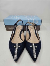 Life Stride Women's Soft System Heels Darkn Blue Size 9 Medium