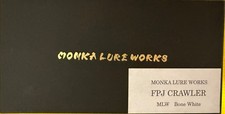 Monka lure works FPJ crawler MLW bone white Brand New