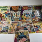 DC Comics Worlds Finest 1964 Comic Book Lot Of 9 Superman Batman Vintage