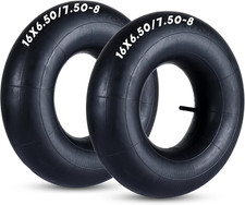 2 Pack 16X6.50/7.50-8 Inner Tube with TR-13 Straight Valve Stem
