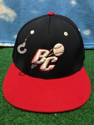 BC Baseball Hat flex Fit Blue Red Richardson C1