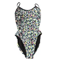 TYR ' DURAFAST ELITE TRINITY FIT ONE PIECE SWIMSUIT ' PRISMBREAK Size XL