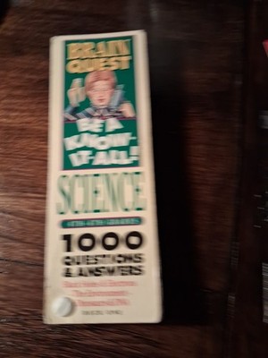 Brain Quest Science 4th - 6th Grades Deck Two 1000 Educational Questions Answers