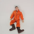 Vintage Hasbro GI Joe Action Figure Male 12in Orange Flight Suit Pilot Boots