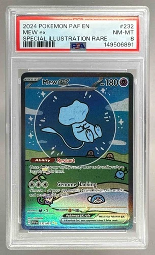 2024 Pokemon Paldean Fates 232 Mew ex PSA 8 149506891
