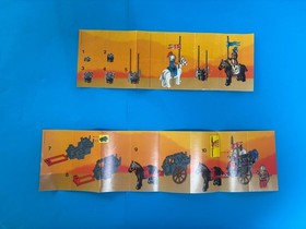 Lego Castle 6021 6022 & 6030 Instruction Manuals Only Knights Vintage