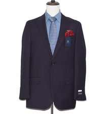 NEW Jos A Bank Slim Fit Summertime Blazer Check Mens Sport Coat Jacket Size 42-L