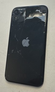 Original Apple iPhone 11 Gehäuse Rahmen Glasbruch Für Refurbisch Schwarz