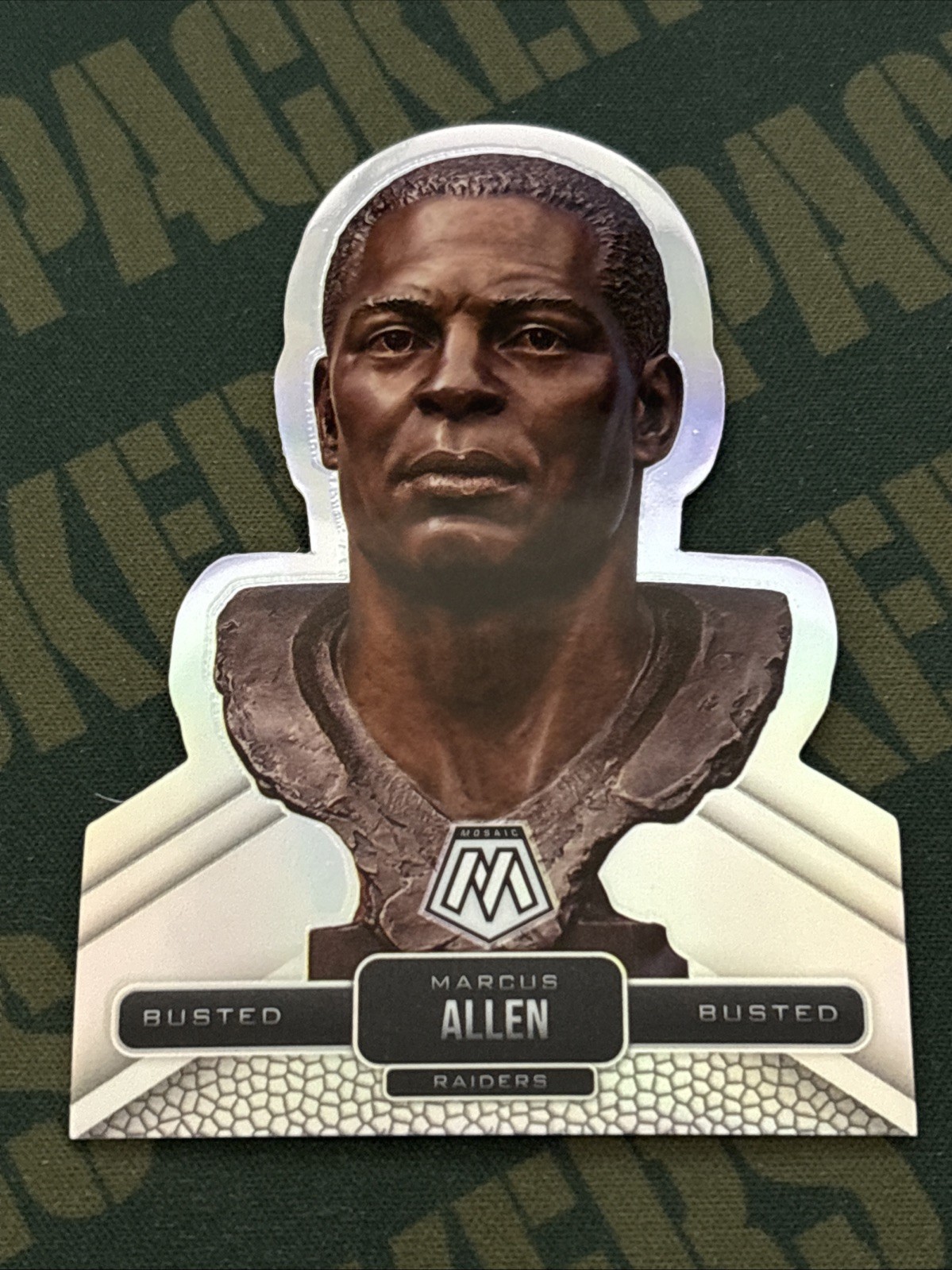 2022 Panini Mosaic - Busted - Prizm - #B-17 - Marcus Allen - 2003 Hall of Fame