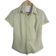 Guess Top Womens Large Stretch Retro Vintage Y2K Shirt Made In USA