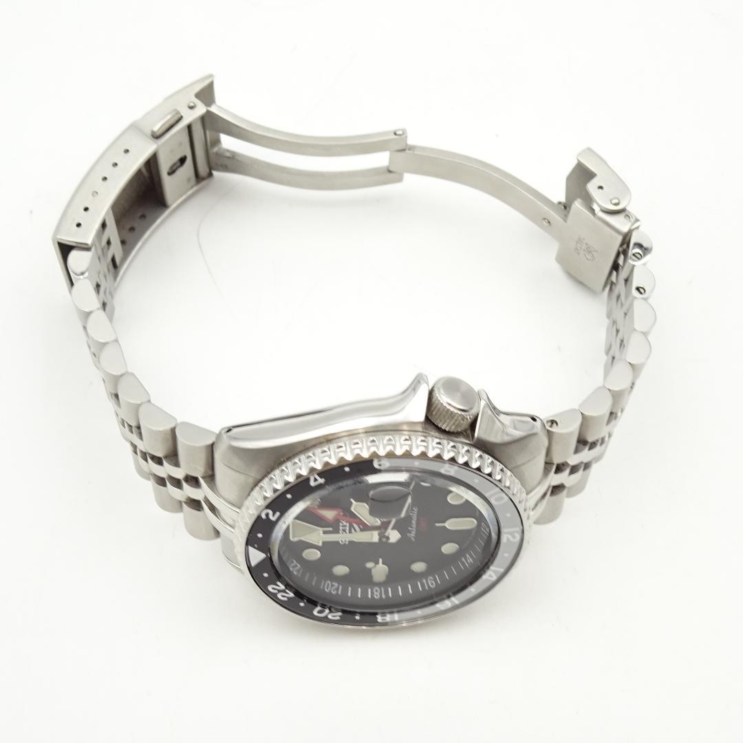 SEIKO 5 Sports GMT 4R34 00A0 Auto Watch Working Black Dial