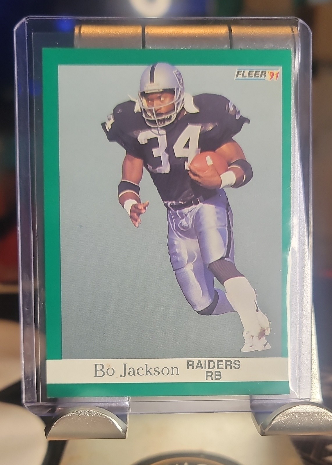Bo Jackson #110 Football Cards 1991 Fleer trading card — raw and PSA graded price guide
