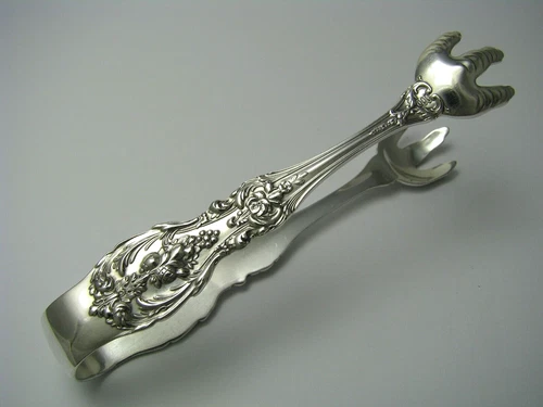 Francis I Reed & Barton STERLING SILVER TONGS SUGAR TONGS c1907 Old Mark No Mono