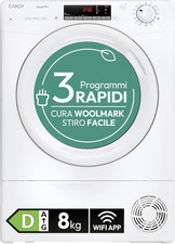 Smart Pro CRO EH8N2TE-S Asciugatrice a Pompa Di Calore, 8 Kg, Connettività Wi-Fi
