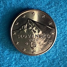 Slovakia - Slovensko - 5 euro cents - 2020