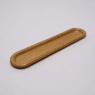 Macy's The Cellar Wooden Bread Tray Long Serving Platter Decor Minimalist Modern