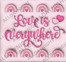 20oz Skinny Tumbler, 3D, t shirt or tote Sublimation print, Ready To Press