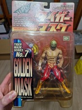 NEW & SEALED Kaiyodo TIGERMASK n° 7 GOLDEN MASK Action Figure vintage xebec