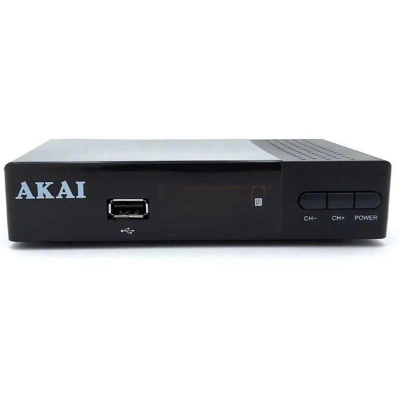 Decoder Digitale Terrestre DVB-T2 AKAI Ricevitore Canali TV HD Presa Scart Nero, fotografia 4 di 8
