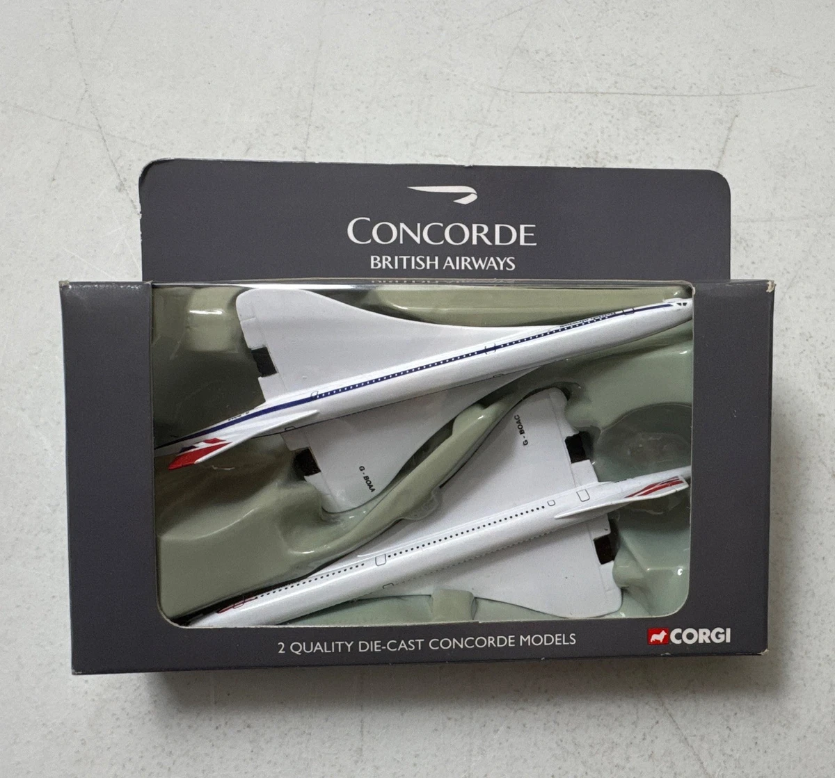 Corgi Concorde Diecast Aircraft & Spacecraft with Stand for sale