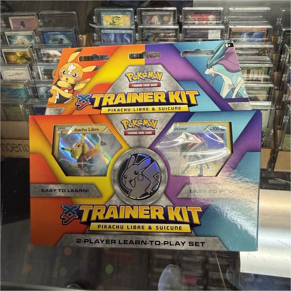 Pokmon XY Trainer Kit Pikachu Libre & Suicune brand new
