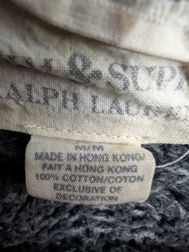 Suéter Denim & Supply Ralph Lauren Tejido con Cable Cuello Chal Talla M Foto 2 de 4