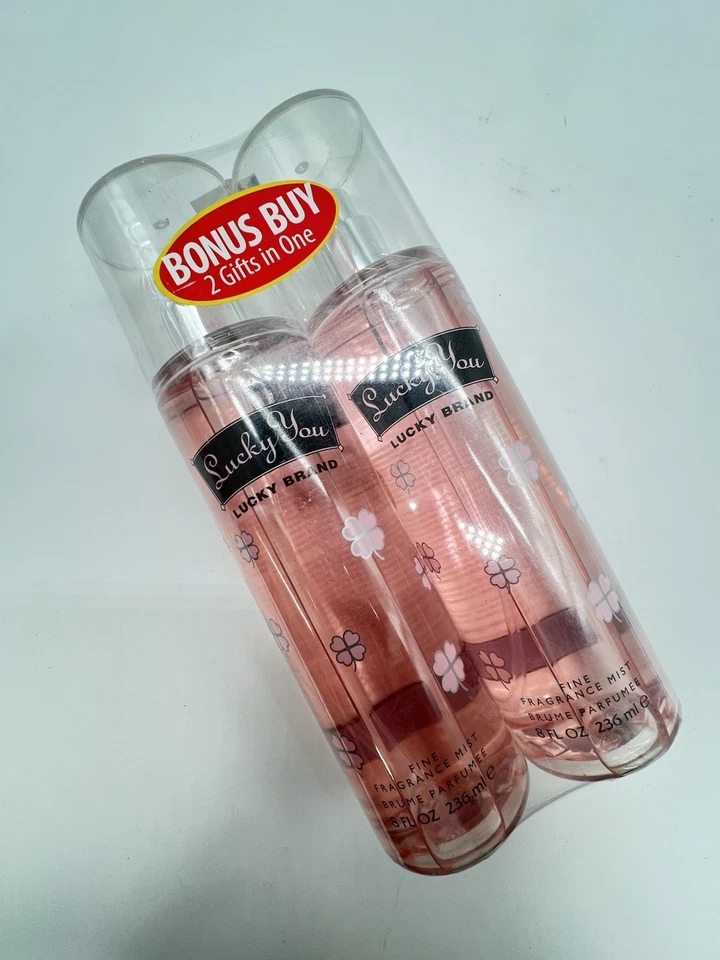 Lote de 2 - Lucky You Lucky Brand Bruma de fragancia fina spray corporal para mujer - 8 fl oz Foto 3 de 3