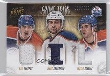 2013-14 Panini Prime Trios 60/100 Nail Yakupov Mark Arcobello Justin Schultz 0a6