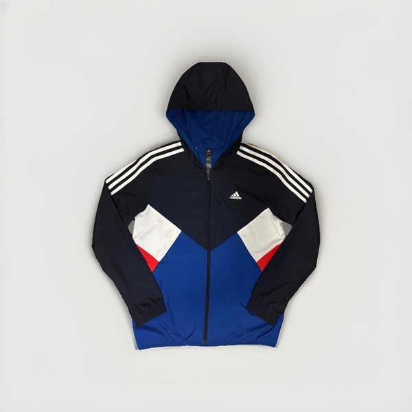 Adidas Youth Windbreaker Jacket Trainings Jacket Full Zip Perfect Condition