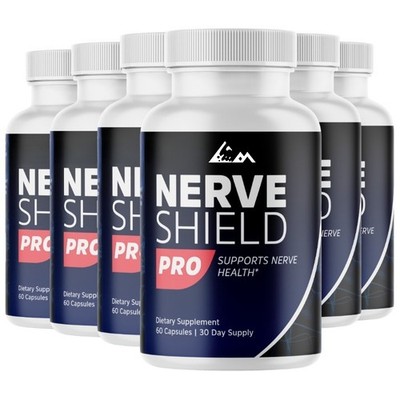 Nerve Shield Pro Capsules Hearing Supplement - 6 Bottles