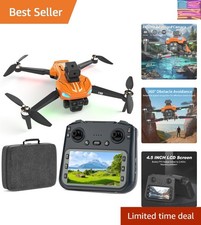 GPS Drone with 4K Camera for Adults, 4.5" Remote Control Screen, Auto Return,...