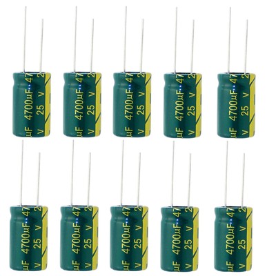 10x 6.3-450V High Frequency LOW ESR Radial Electrolytic Capacitor 1uF to 22000uF