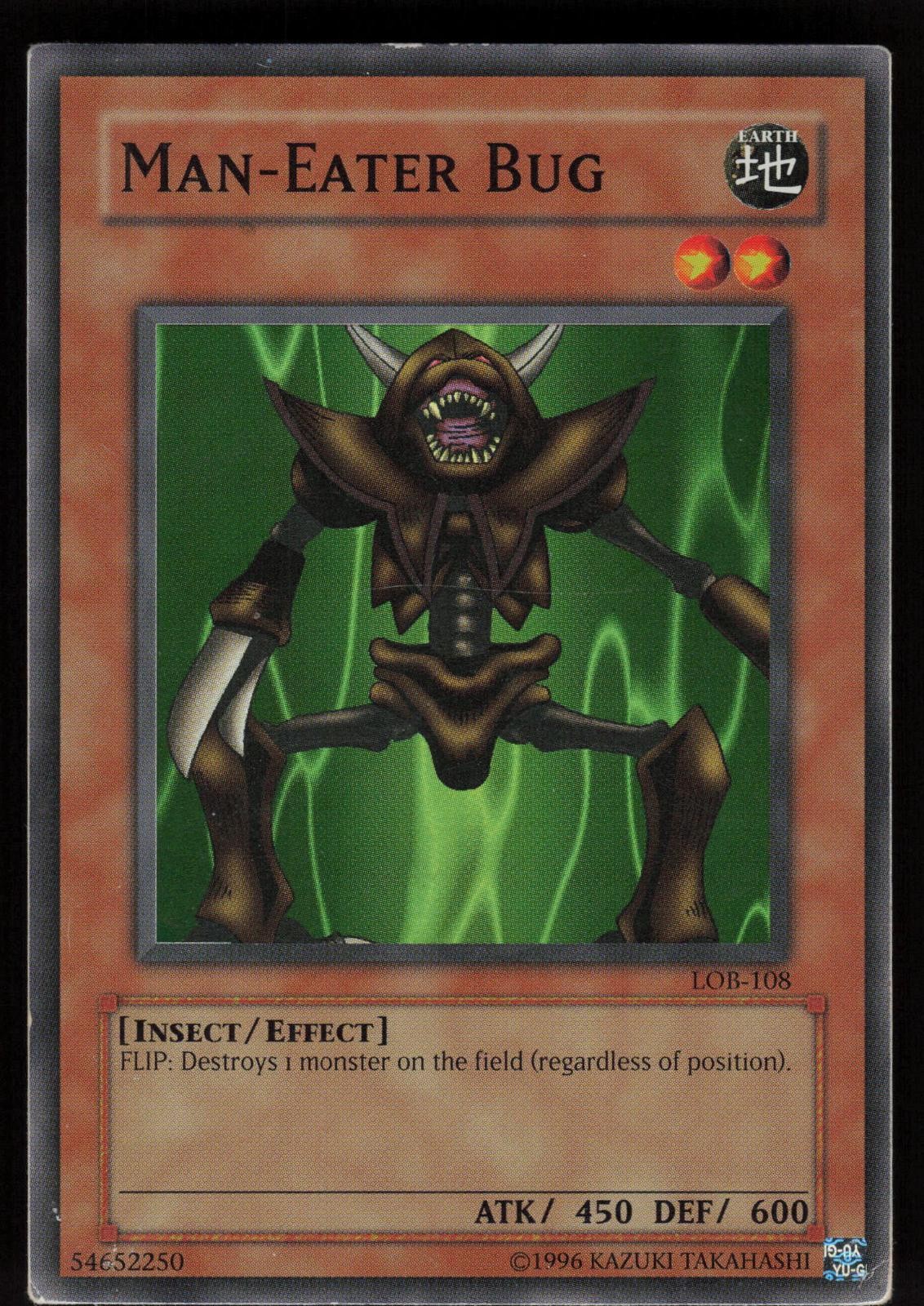 Man-Eater Bug LOB-108 GLOSSY UNLIMITED YU-GI-OH